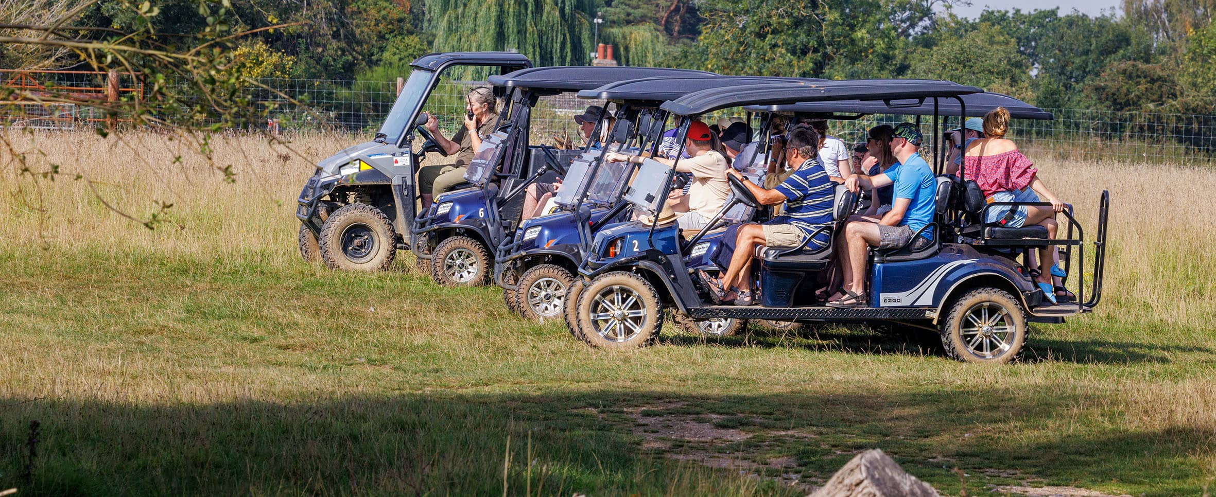 A six-seater buggy tour at Watatunga