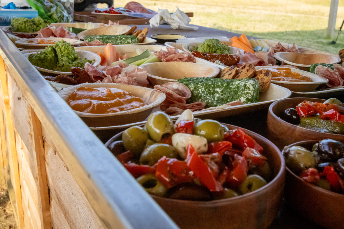 Food prepared by Lucy Cheyney