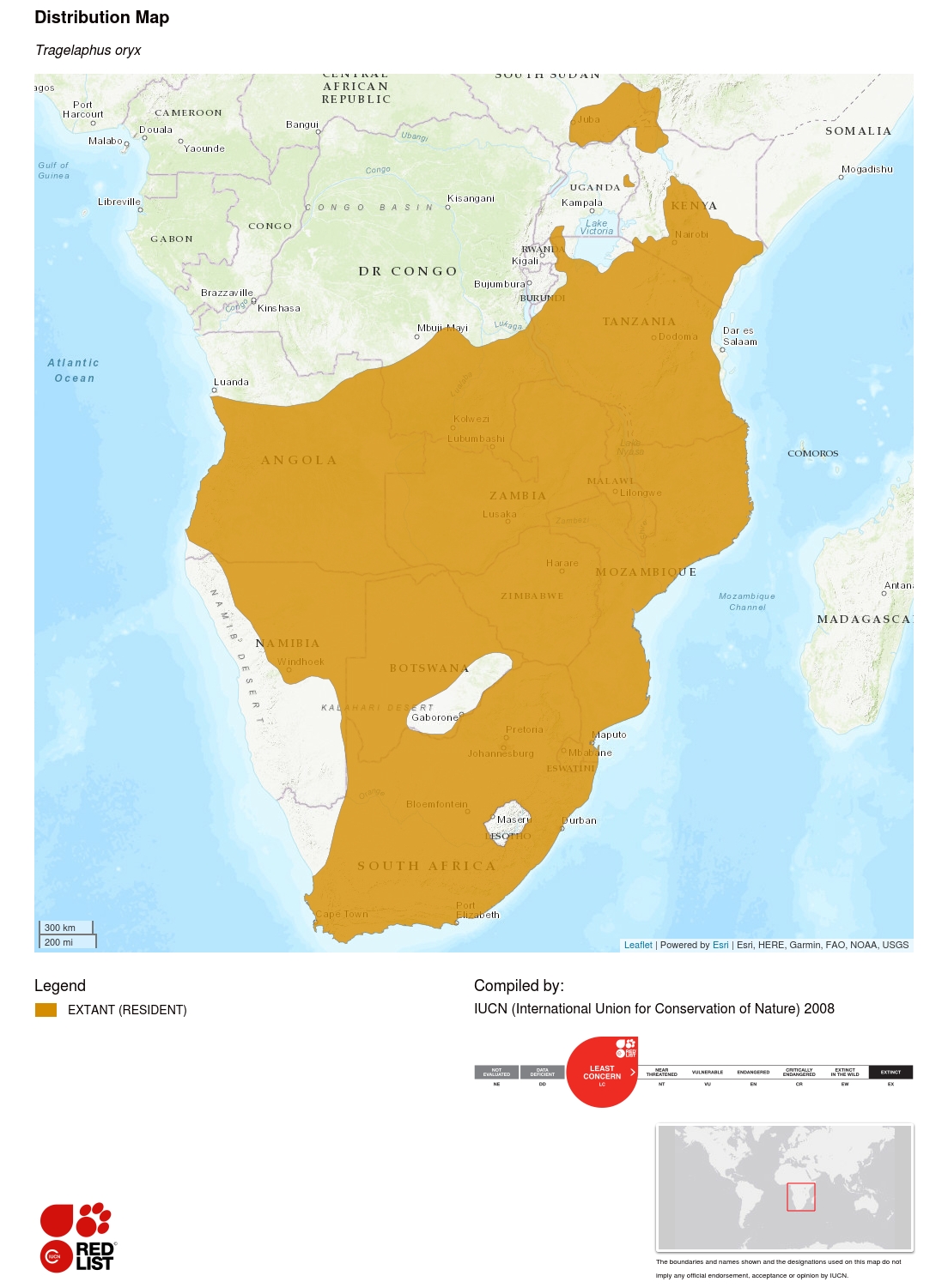 Axis distribution map