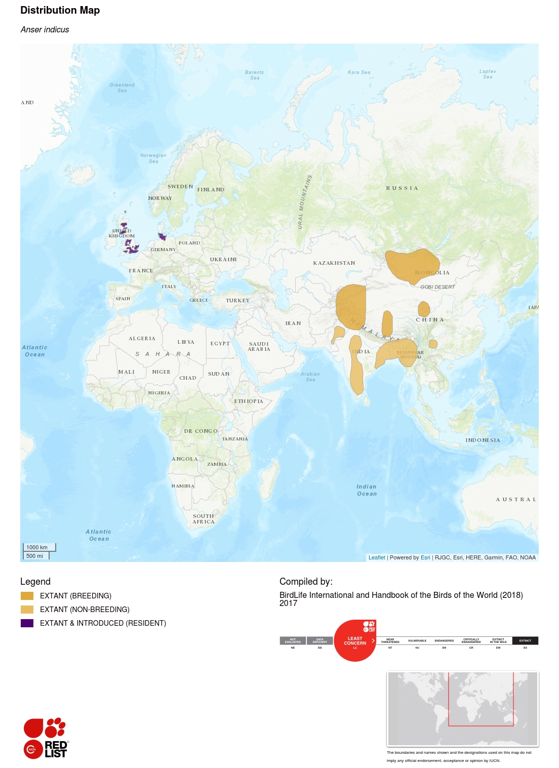 Axis distribution map